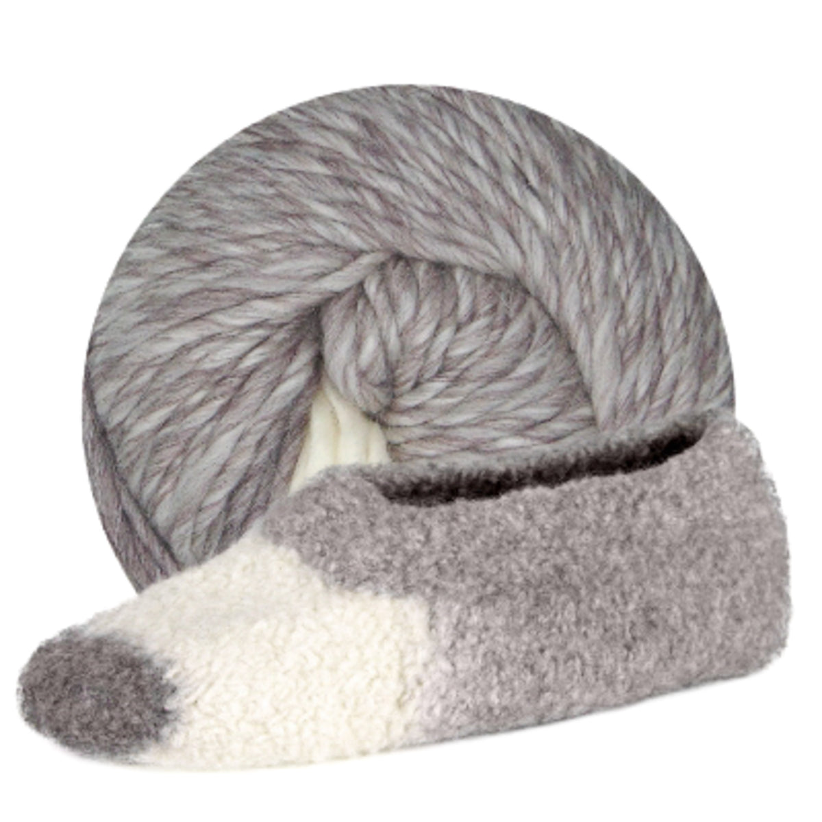Estelle Slipper wool q60100 marble
