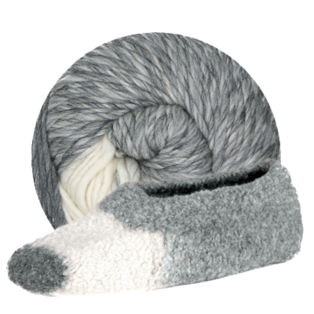 Estelle Slipper wool q60101 pewter