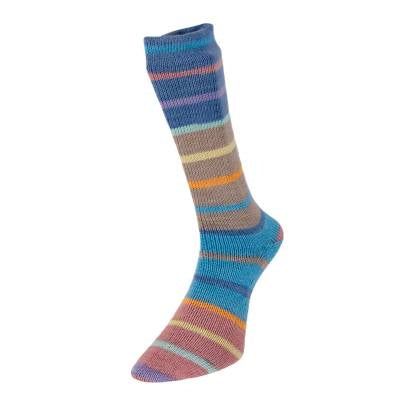 Estelle Evolution Stripe Sock wool nylon q60304 pinata