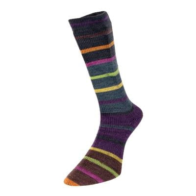 Estelle Evolution Stripe Sock wool nylon q60308 allsorts