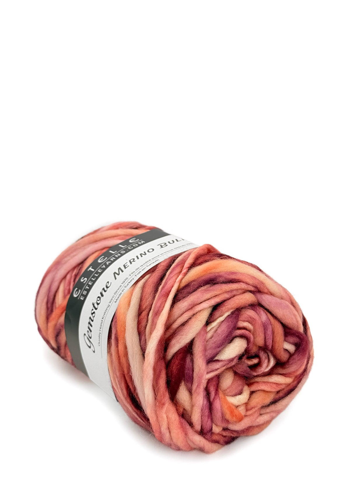 Estelle Gemstone Merino Bulky superwash merino wool q67912 tiger lily