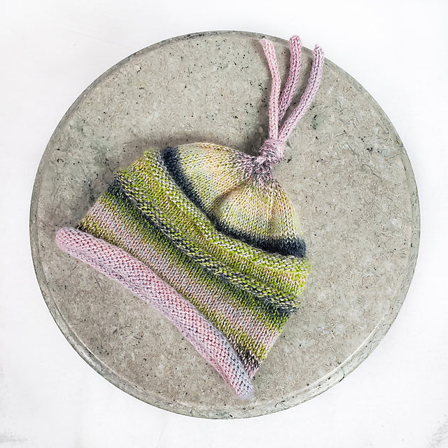 Knit Nat's Fun Baby Hat in Schoppel Edition 3.