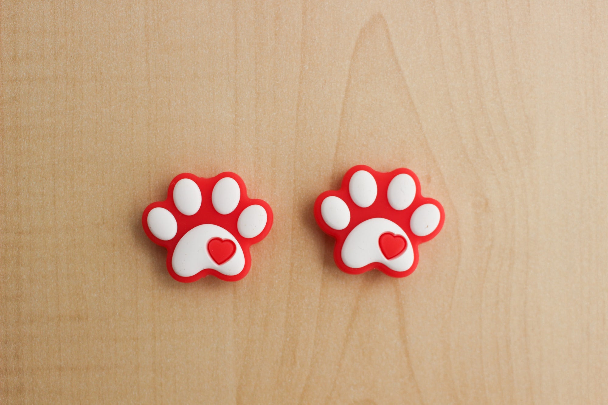 Stitch Stoppers Paw Prints Red