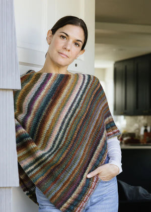 Churchmouse Yarns & Teas Chunky Seamless Poncho pattern