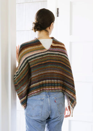 Churchmouse Yarns & Teas Chunky Seamless Poncho pattern