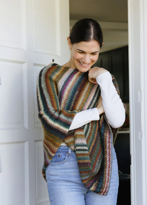 Churchmouse Yarns & Teas Chunky Seamless Poncho pattern