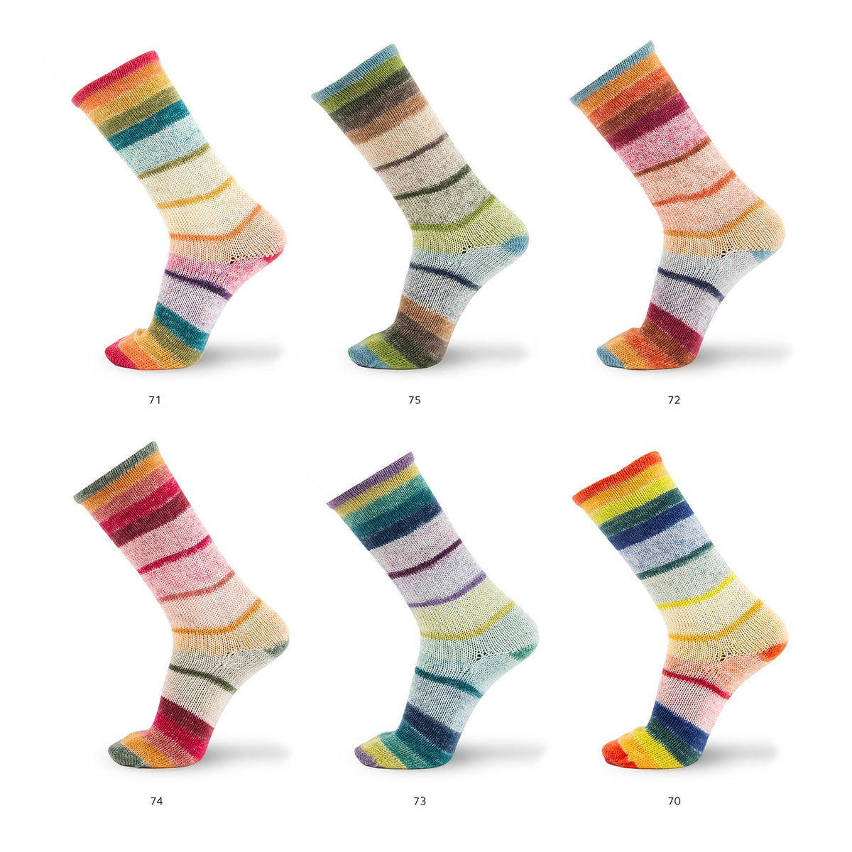 Concept By Katia Symmetric Socks and More Degrade superwash wool polyamide 