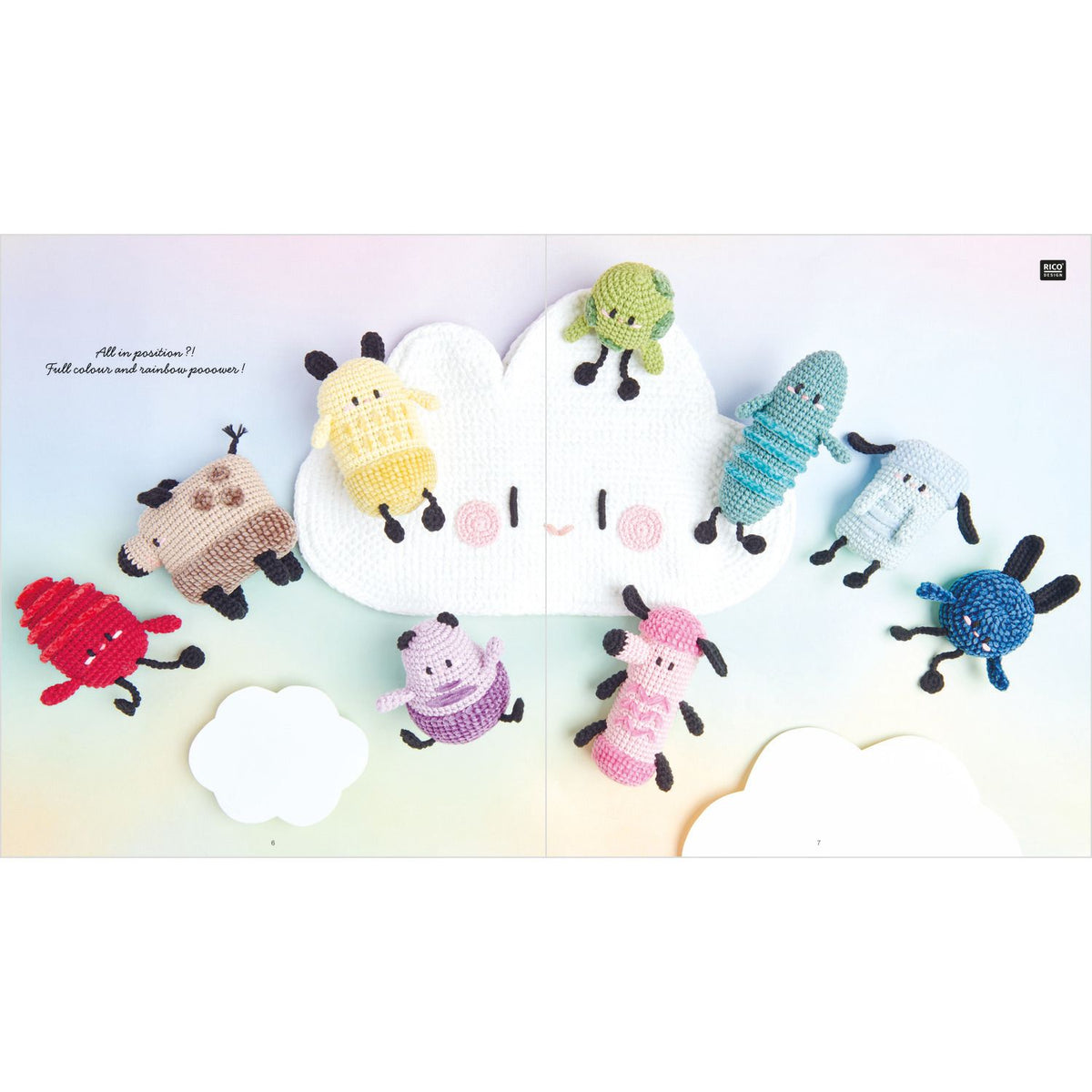 Rico Design The Lovely World of Ricorumi rainbow weirdos