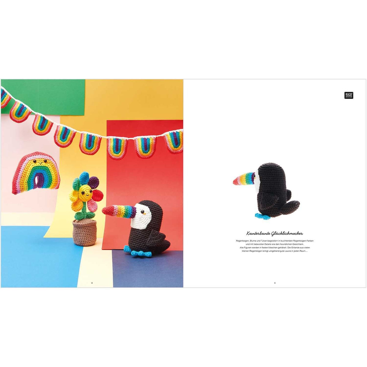 Rico Design The Lovely World of Ricorumi rainbow