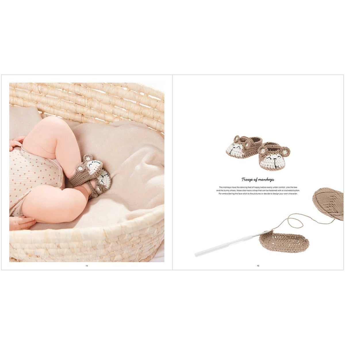 Rico Design The Lovely World of Ricorumi baby booties