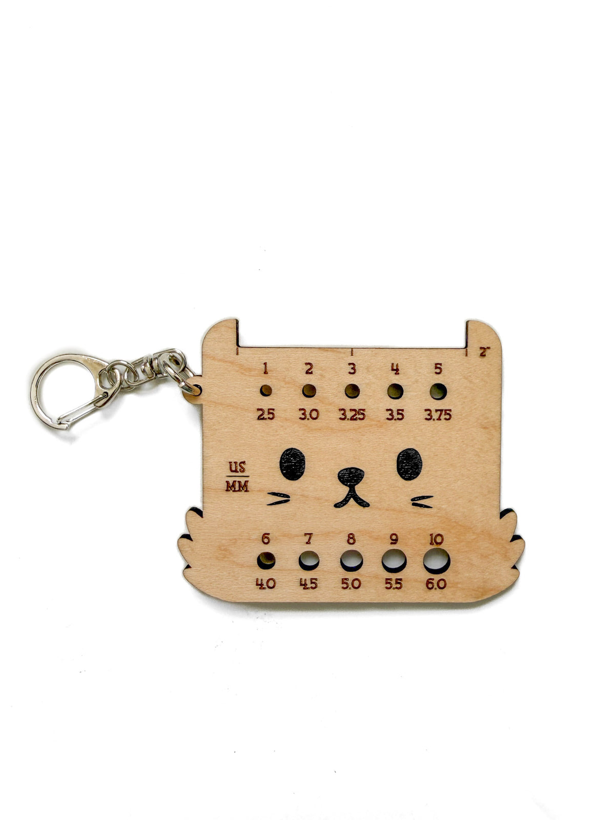 Purly Bird Wooden Needle Gauge