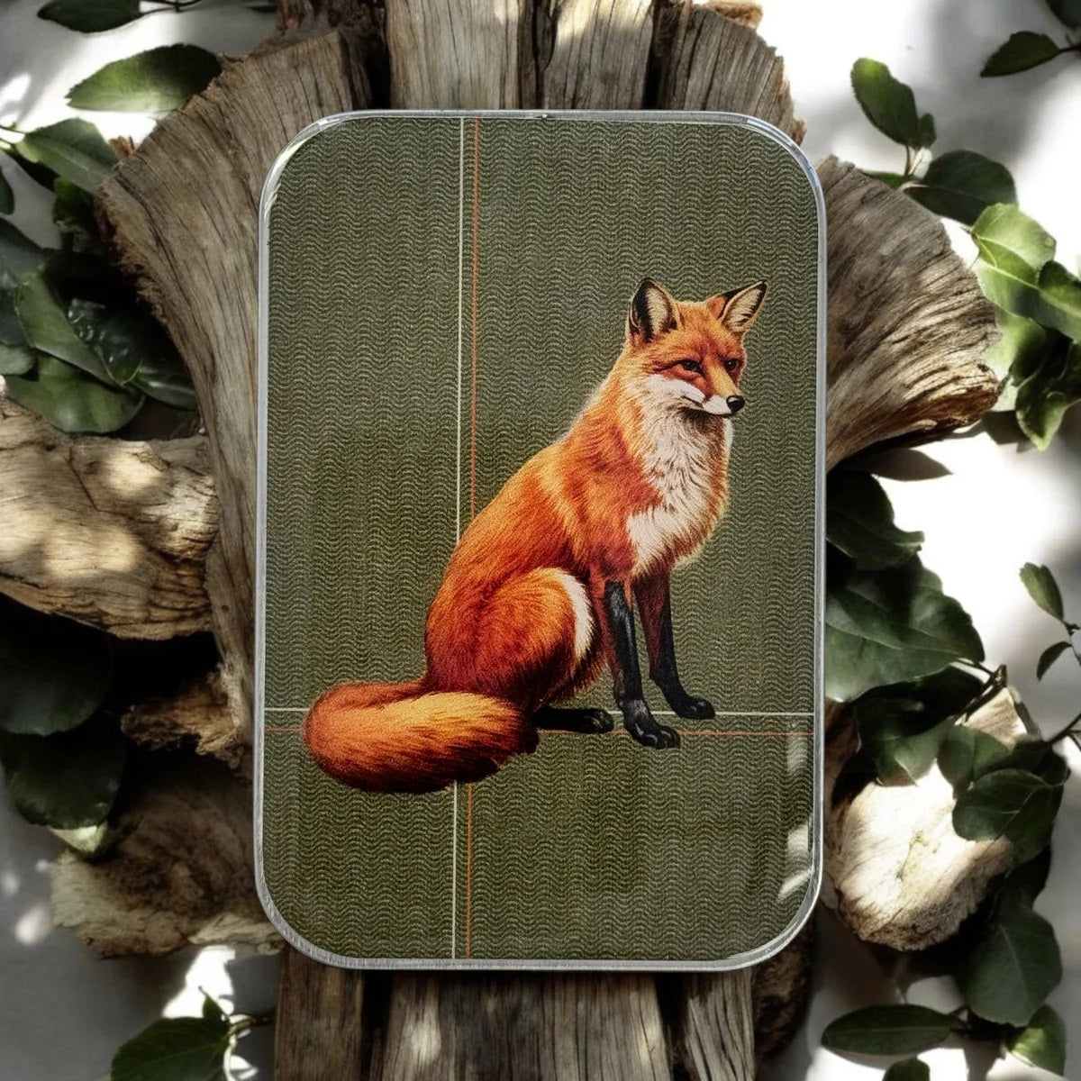 Firefly Notes Notions Tin resin woodland fox