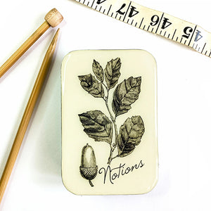 Firefly Notes Notions Tin resin acorn