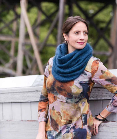 Churchmouse Yarns & Teas Alexandra's Airplane Scarf pattern