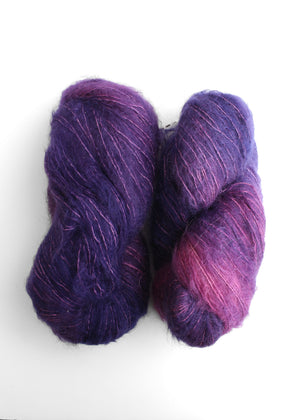 Selkie Amethyst Hand Maiden kid mohair and mulberry silk