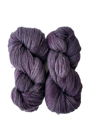 Fleece Artist BFL 2/8 blue faced leicester wool aubergine lot 2