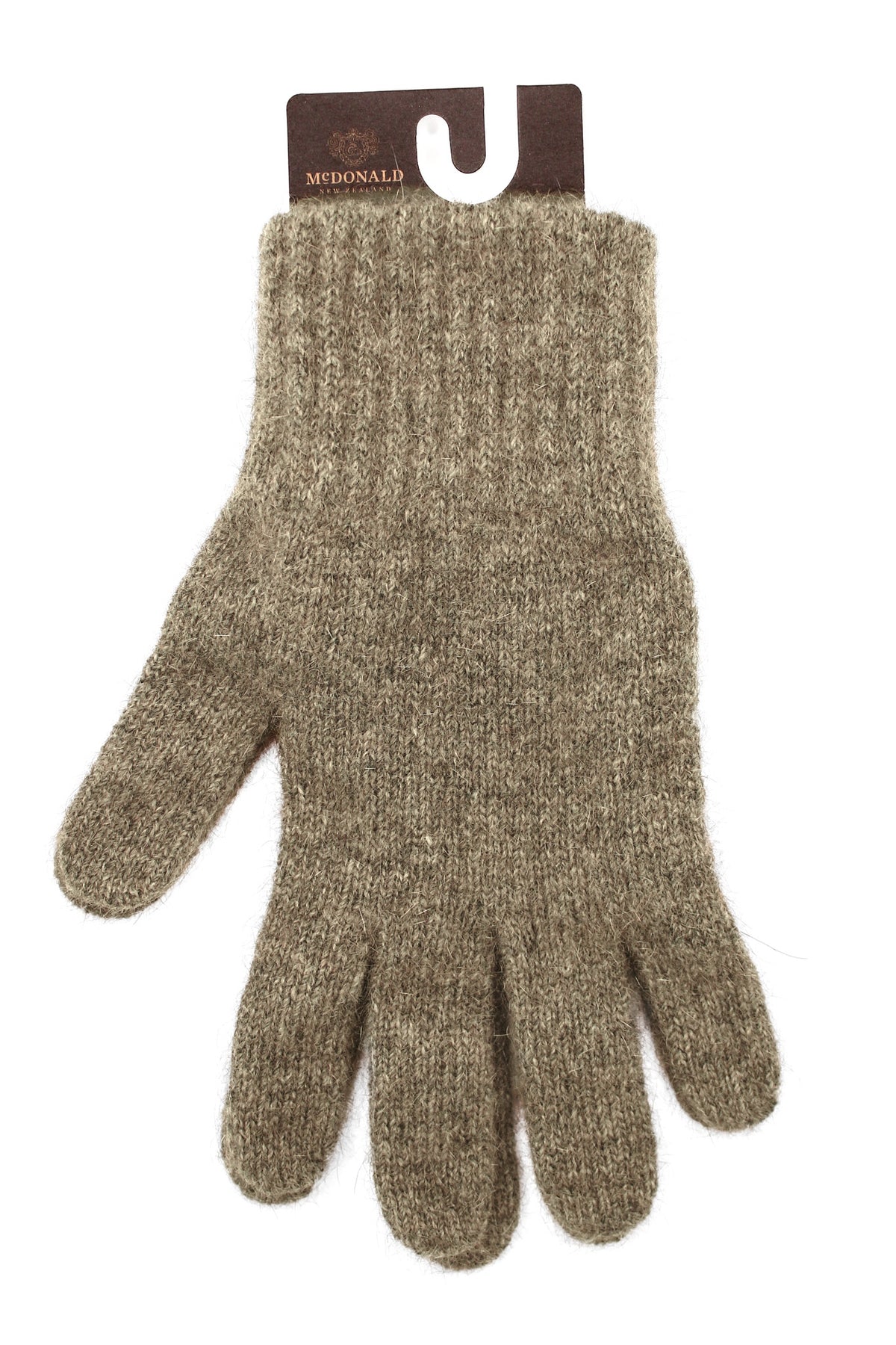 McDonald Textiles Possum Merino Gloves possum merino bark