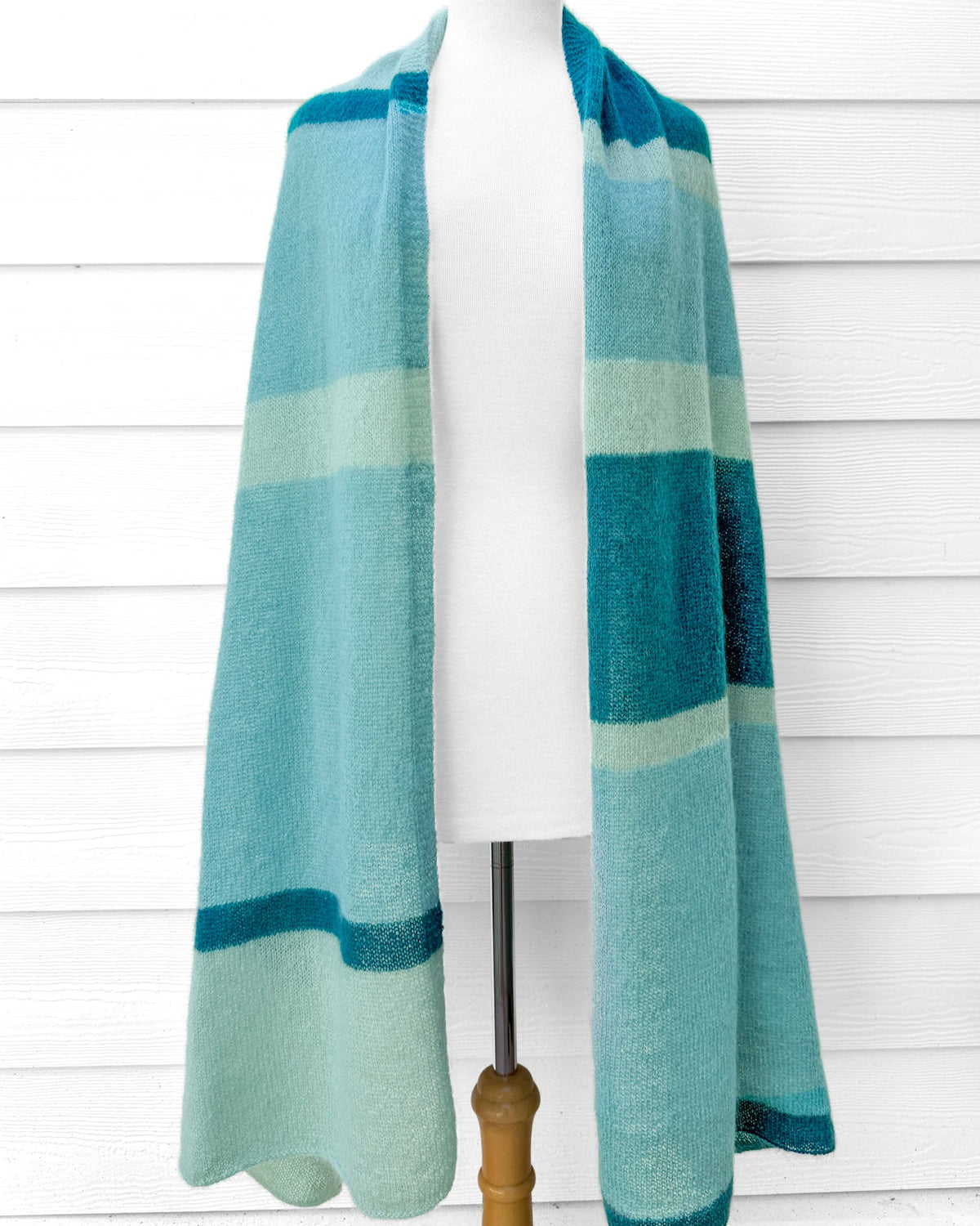 Beach Drive Shawl - Mohair Edition in Katia Silky Mohair