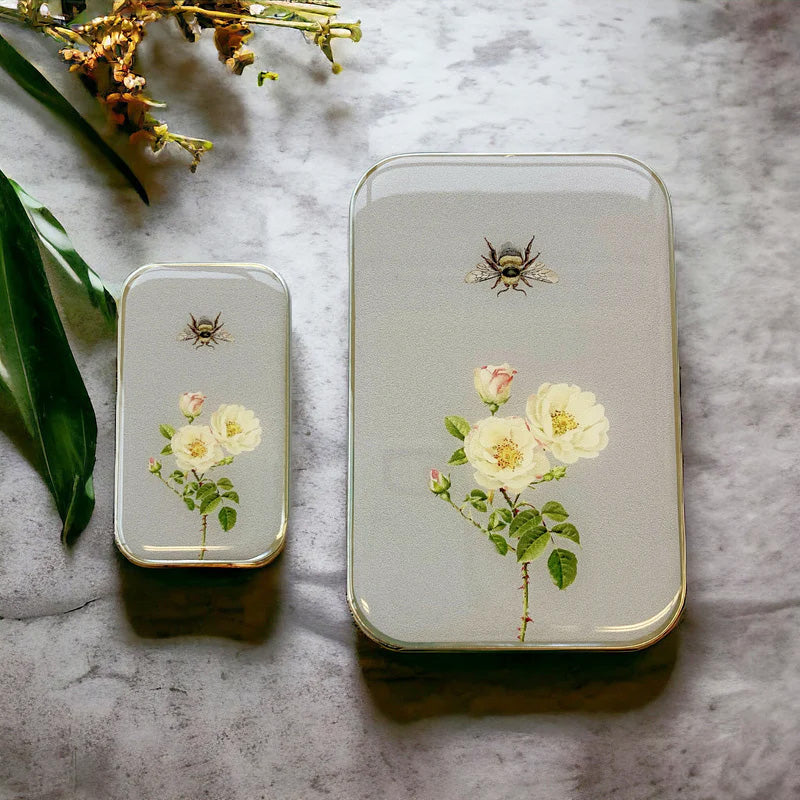 Firefly Notes Notions Tin resin bee and rose