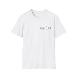Beehive Wool Shop anniversary tshirt front