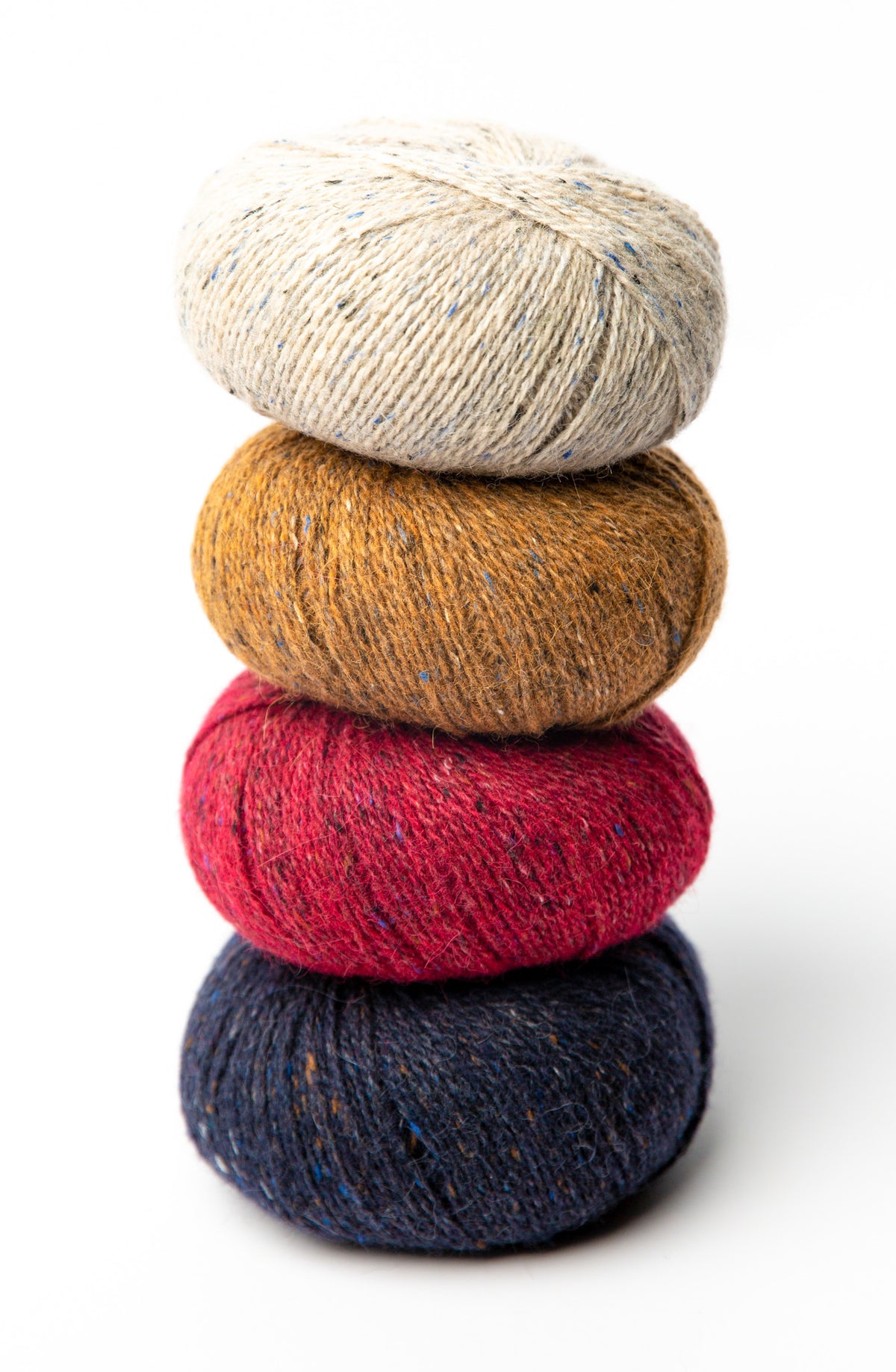 Churchmouse Colorwork Cap Kit Rowan Felted Tweed wool alpaca viscose beehive