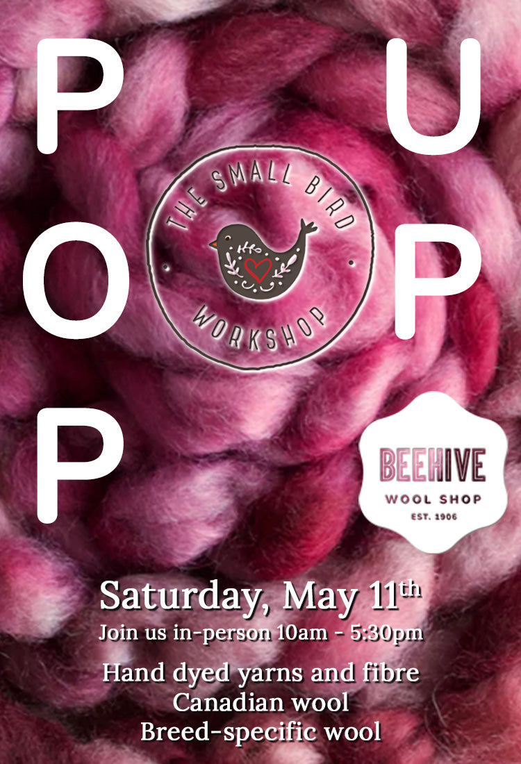 Beehive Wool Shop | Small Bird Workshop Pop Up May 11 2024