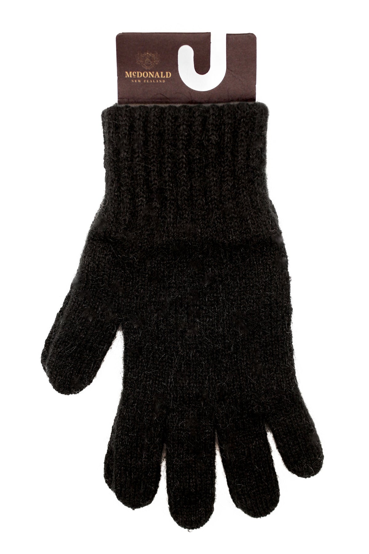 McDonald Textiles Possum Merino Gloves possum merino black
