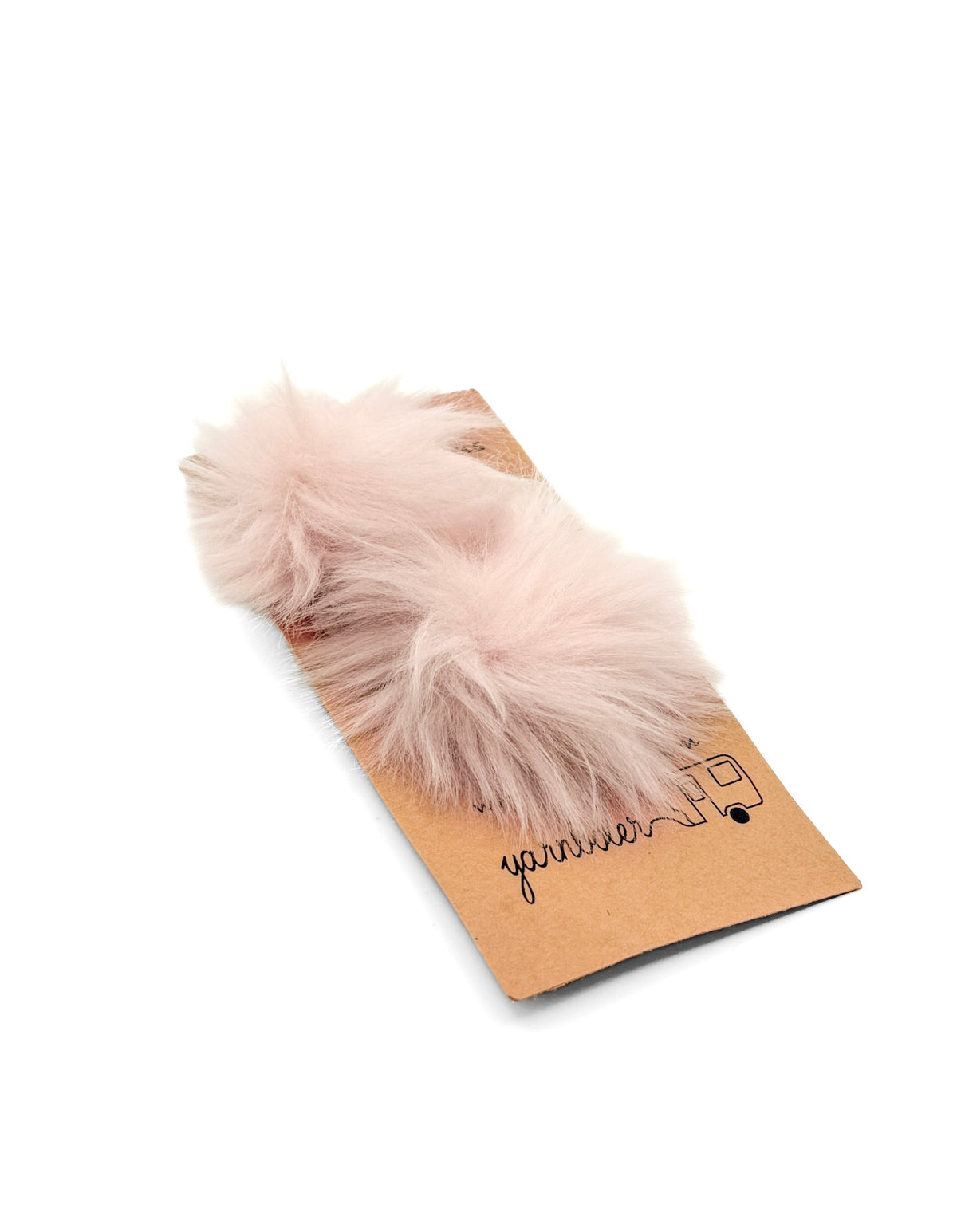 Yarnboler Faux Fur Mini Pompom blush