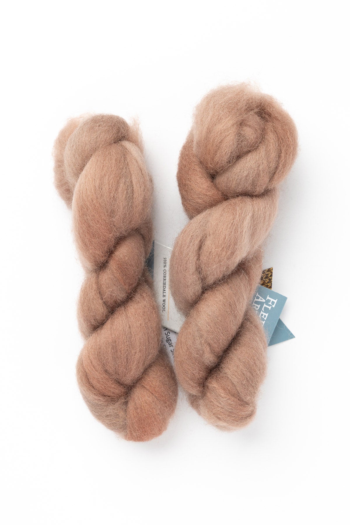 Fleece Artist Corriedale Sliver wool brown sugar
