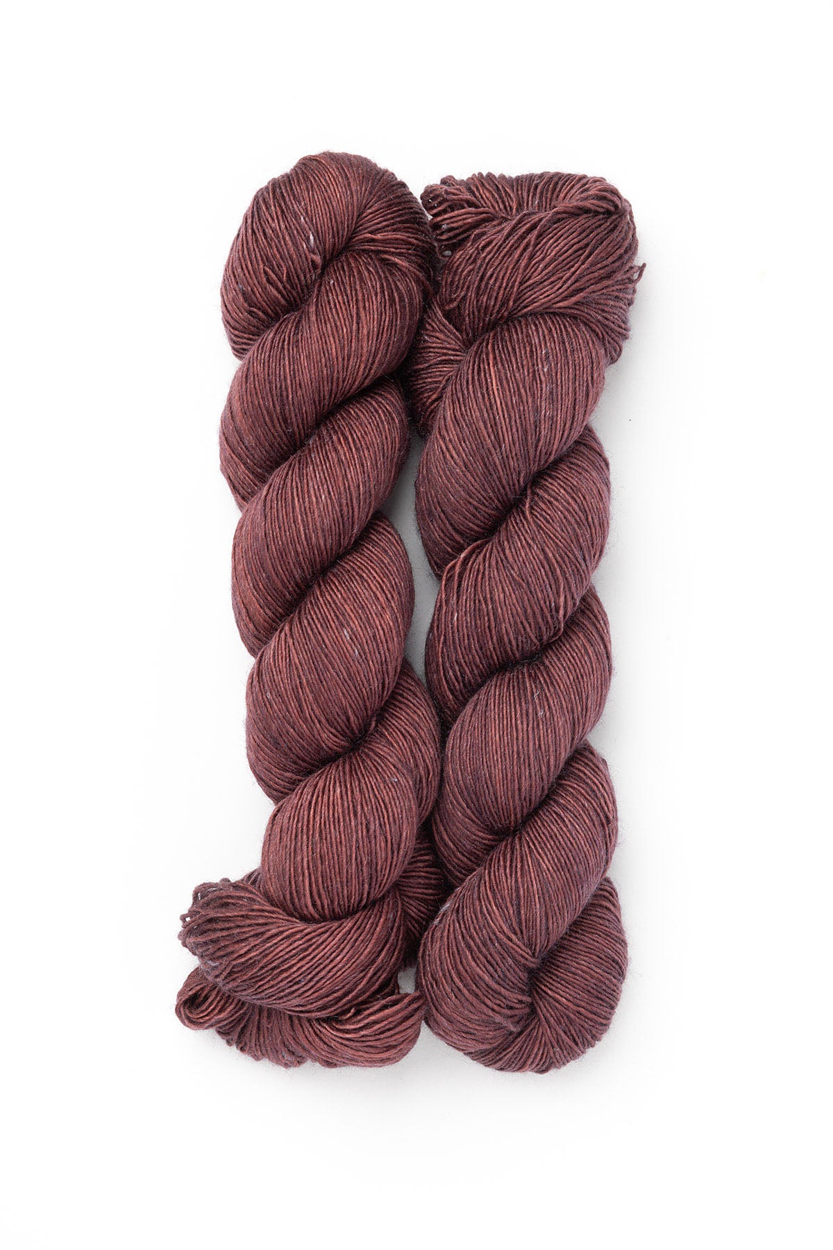 Julie Asselin Leizu Fingering Simple wool silk brownstone