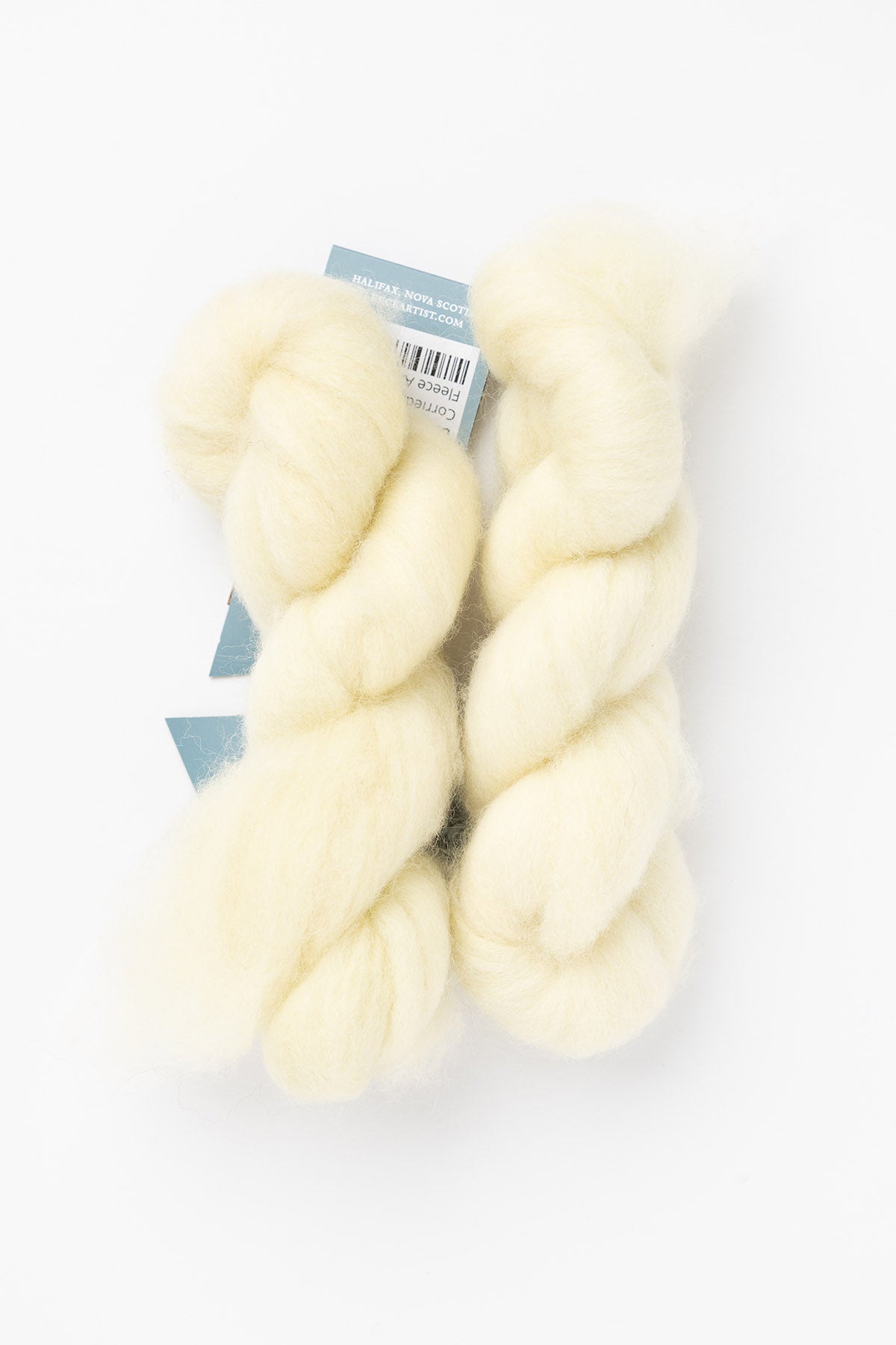 Fleece Artist Corriedale Sliver wool buttercream
