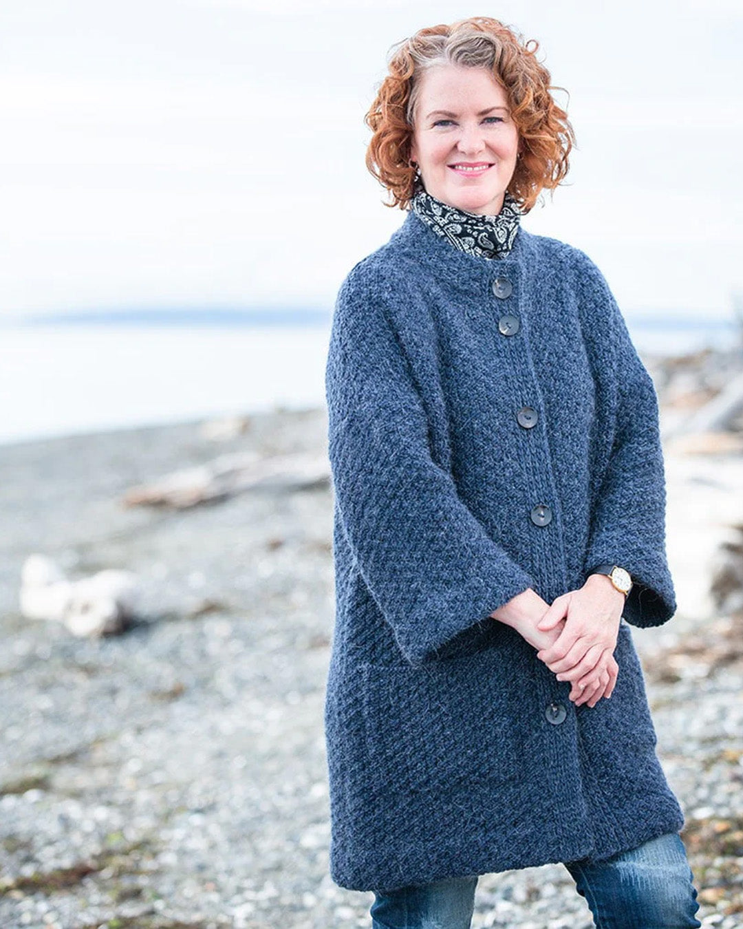 Churchmouse Yarns & Teas Car Coat pattern