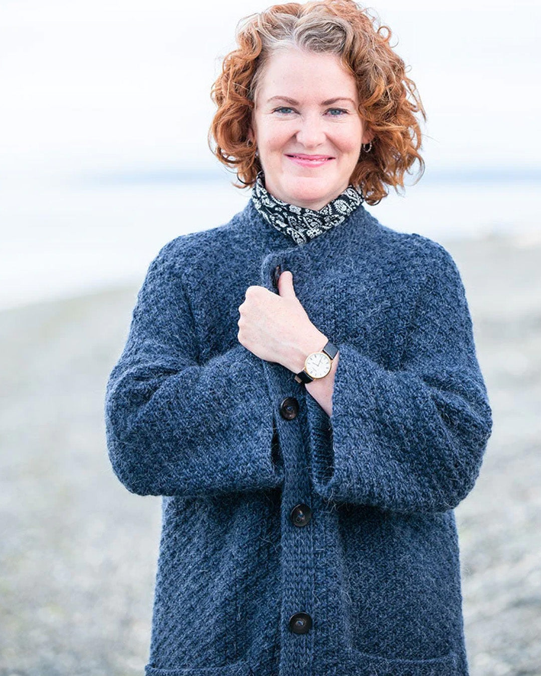 Churchmouse Yarns & Teas Car Coat pattern