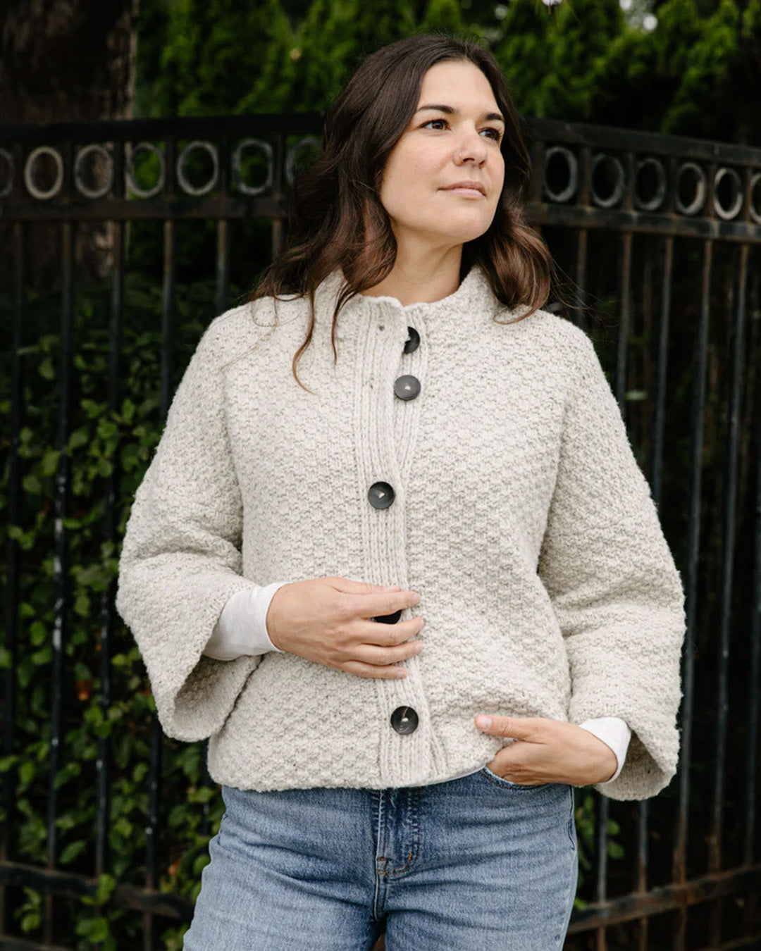 Churchmouse Yarns & Teas Car Coat pattern