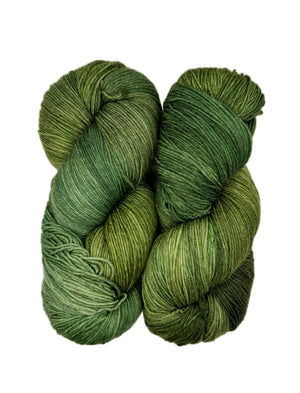 Fleece Artist Cabin Sock superwash merino nylon cedar