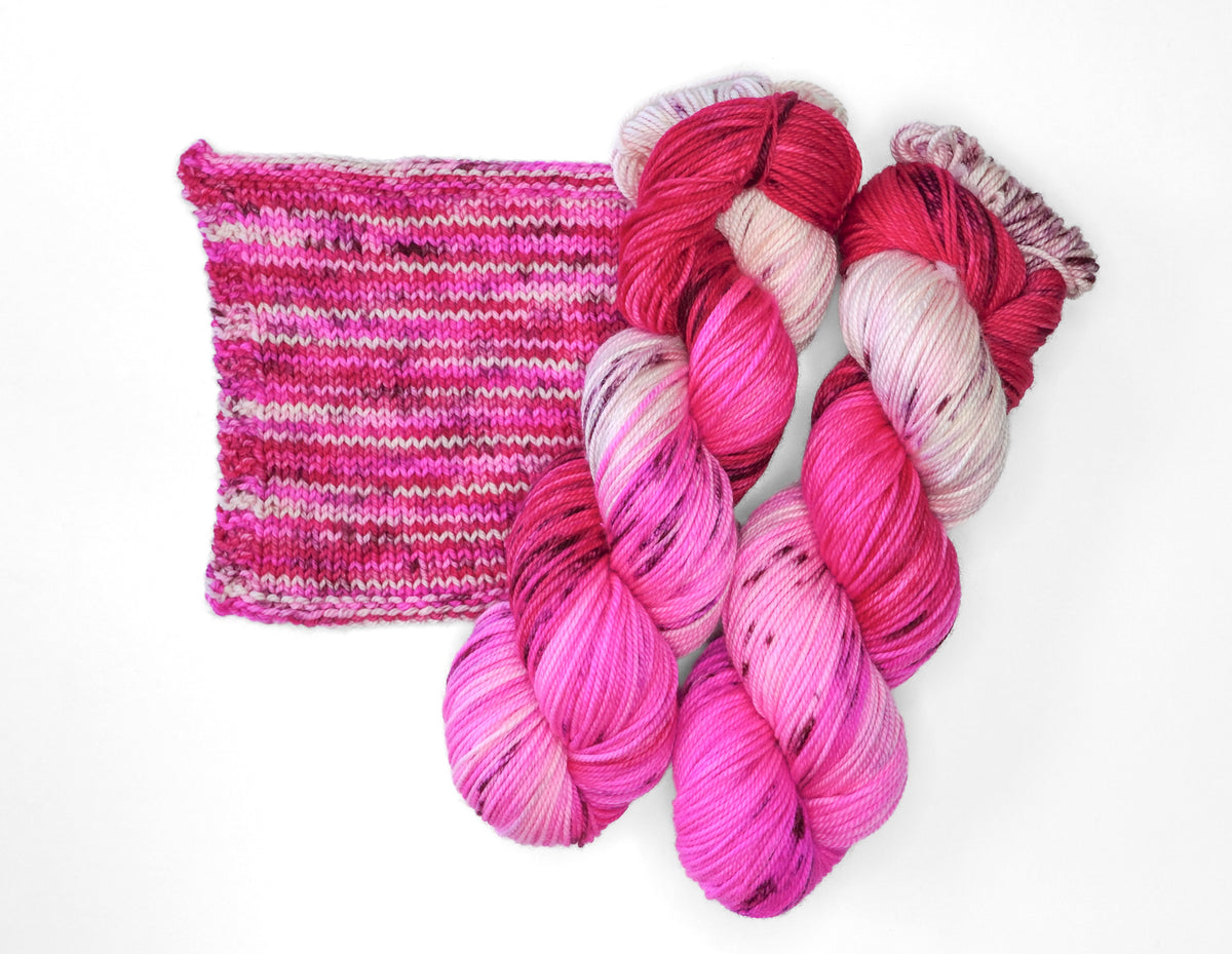 Wild Woollys Sock Yarn superwash merino wool nylon cherry blossom