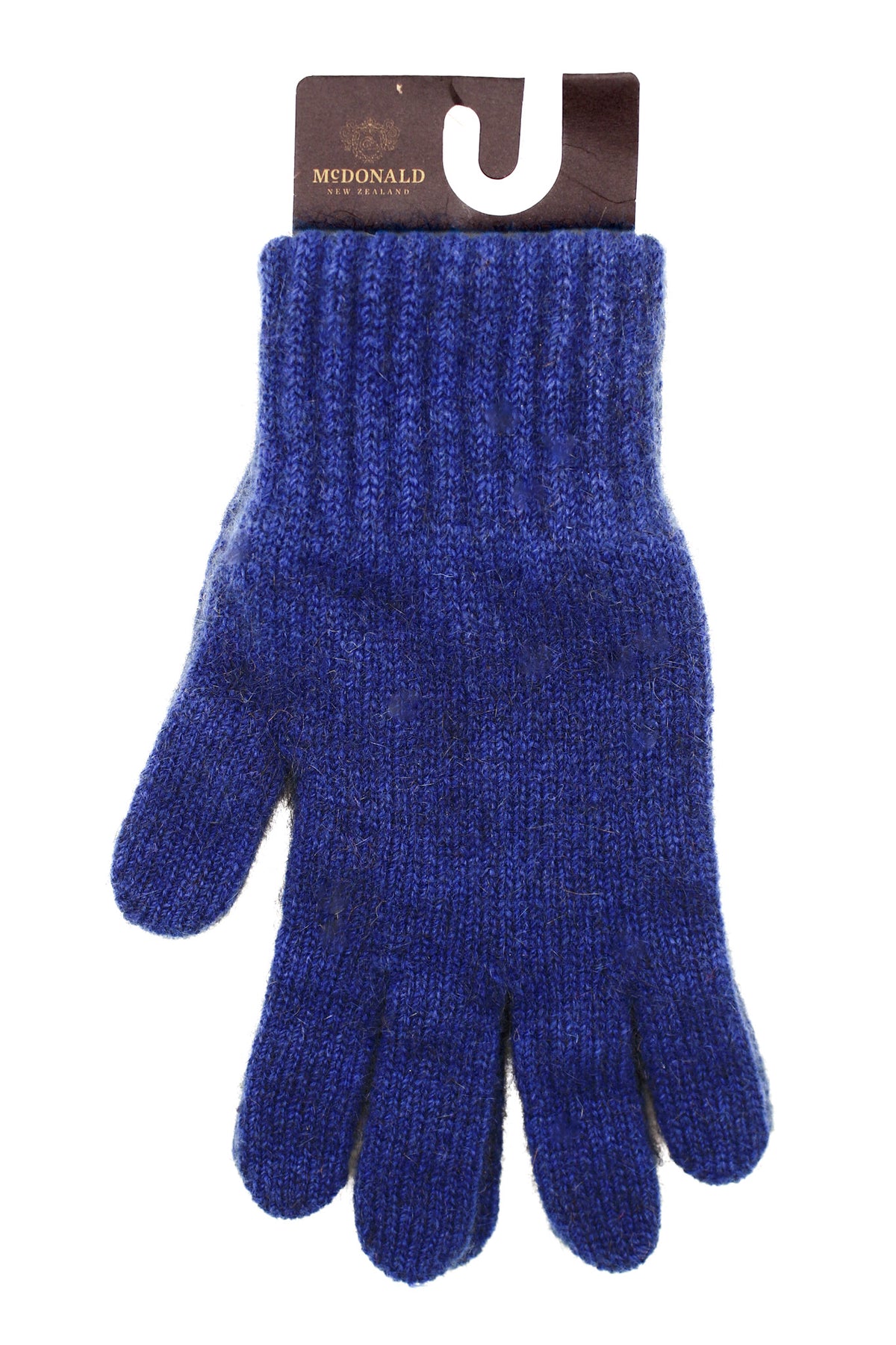 McDonald Textiles Possum Merino Gloves possum merino cobalt
