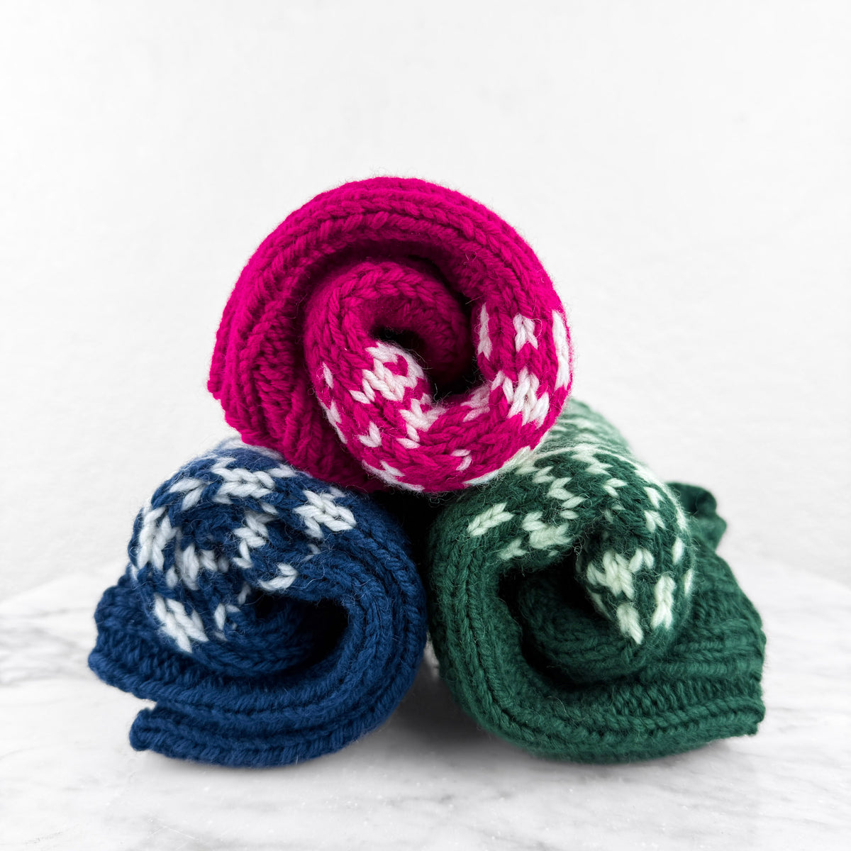 Beginner Colourwork Toque by Bonnie Groening in Filcolana Peruvian