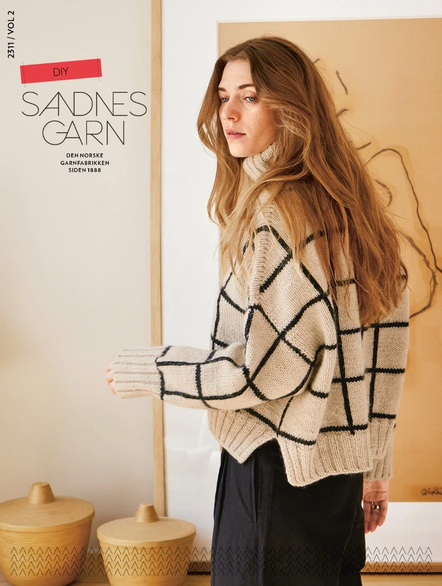 Sandnes Garn 2311 Vol 2 DIY pattern book cover