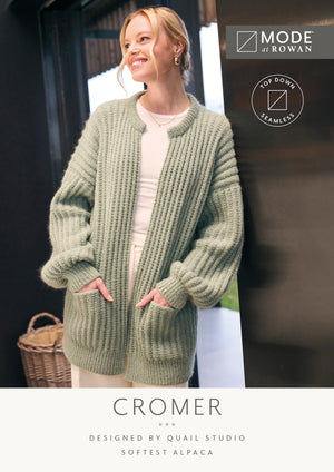 MODE at Rowan Pattern knitting pattern leaflet cromer