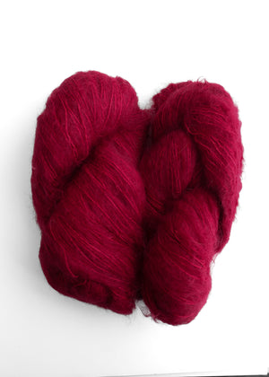 Selkie Currant Hand Maiden kid mohair and mulberry silk