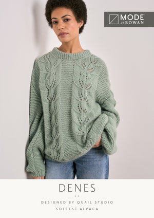 MODE at Rowan Pattern knitting pattern leaflet denes