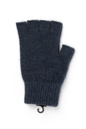 Lothlorian Fingerless Gloves possum merino nylon denim