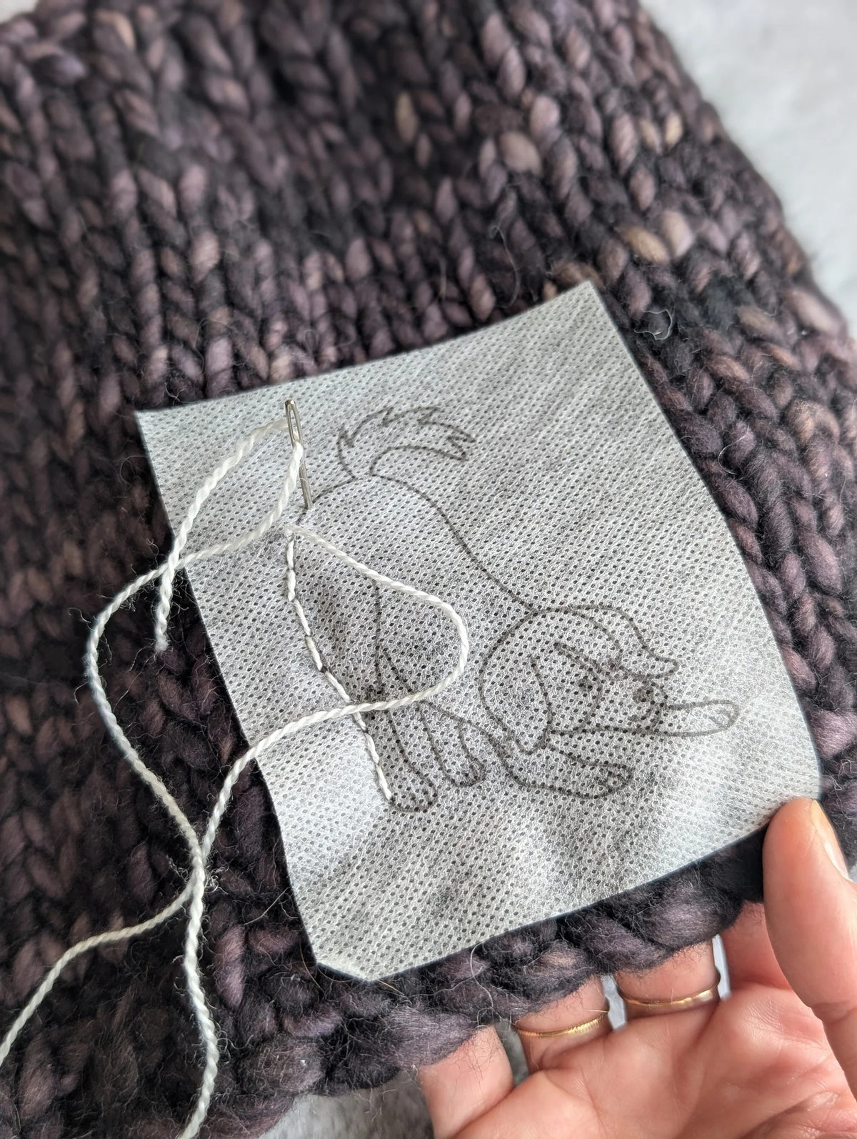 Knitted Bliss Embroidery Pack dogs