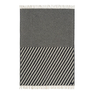 Klippan Classic Wool Blanket lambswool dot and stripe