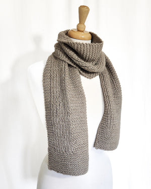 Beehive Wool Shop Knitting Level 1: Beginner Knit class wheat scarf