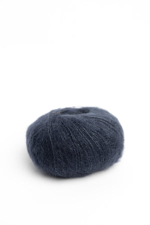 Knitting For Olive Soft Silk Mohair mohair silk dusty blue whale