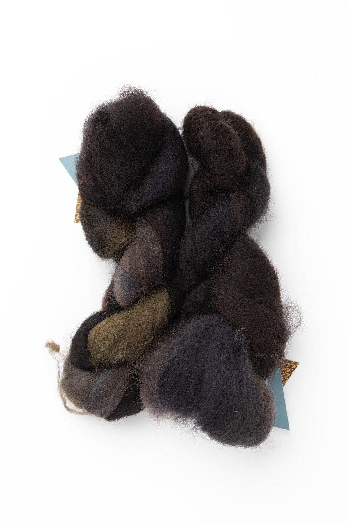 Fleece Artist Corriedale Sliver wool earth