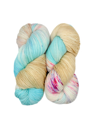 Fleece Artist Cabin Sock superwash merino nylon echo beach