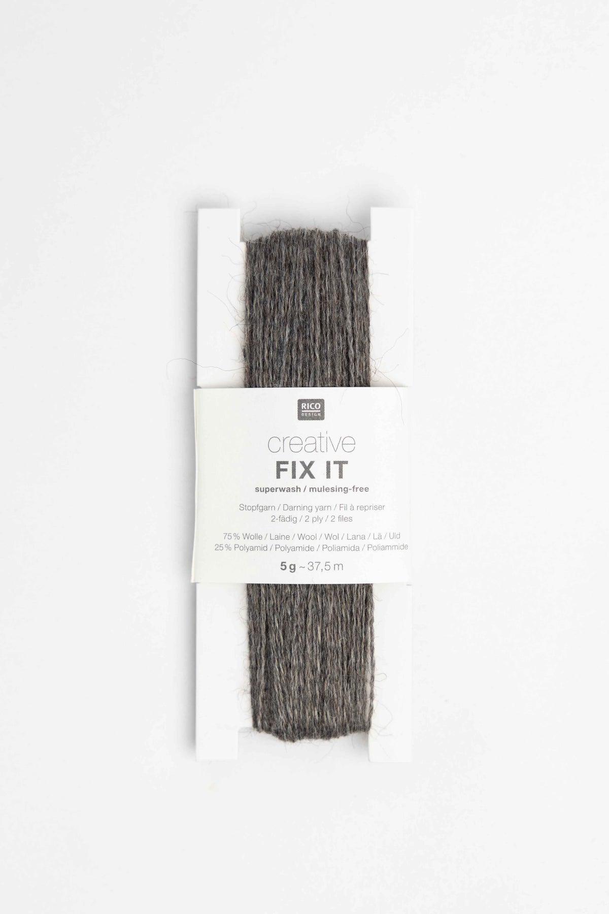 creative fix it darning yarn wool polyamide Rico ecru